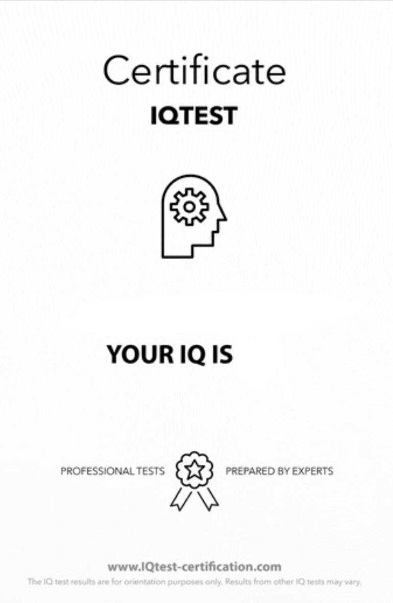 Iq Template : Insidermemetrading With Iq Certificate Template