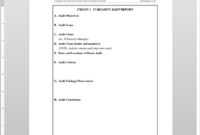 It Security Audit Report Template | Itsd107-1 with Security Audit Report Template