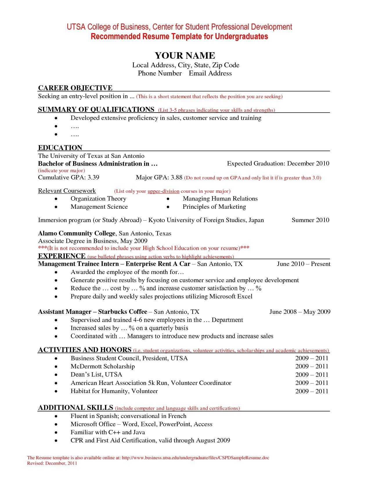 Jedegal | Student Resume Template, College Resume Template Regarding College Student Resume Template Microsoft Word