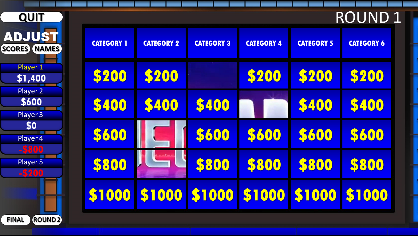 Jeopardy! | Rusnak Creative Free Powerpoint Games Intended For Jeopardy Powerpoint Template With Score