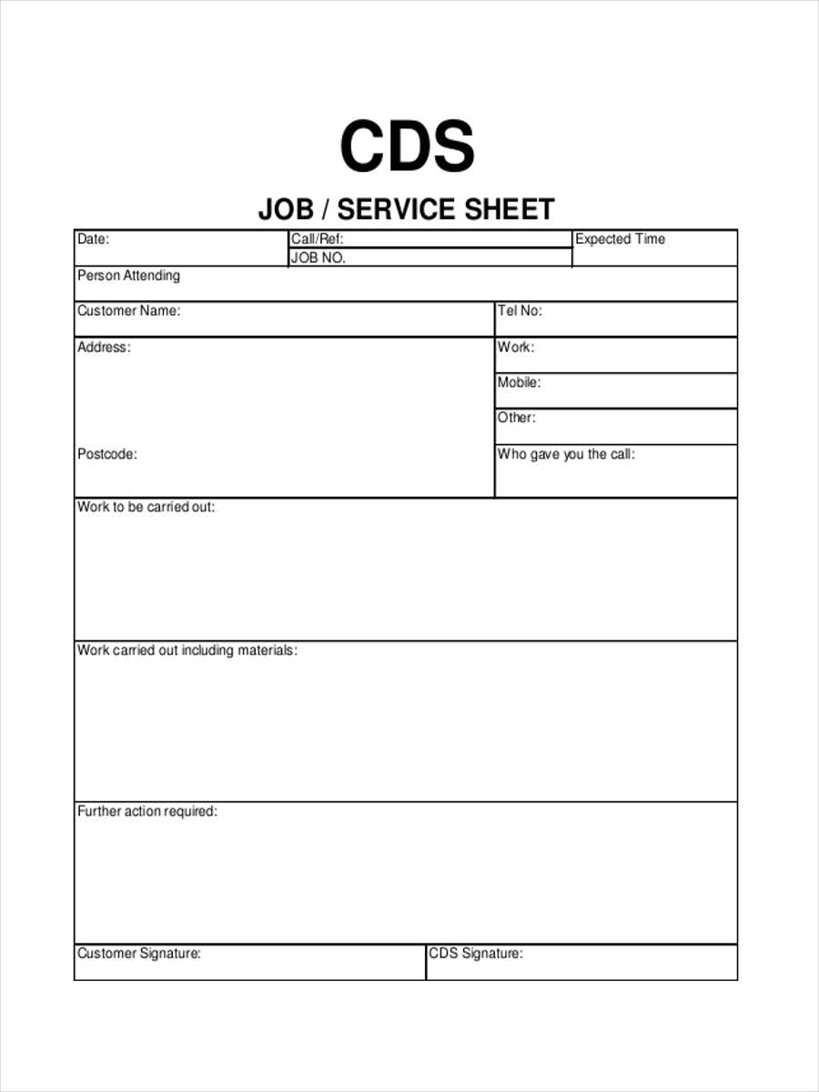 Job Sheets – Magdalene Project With Mechanic Job Card Template