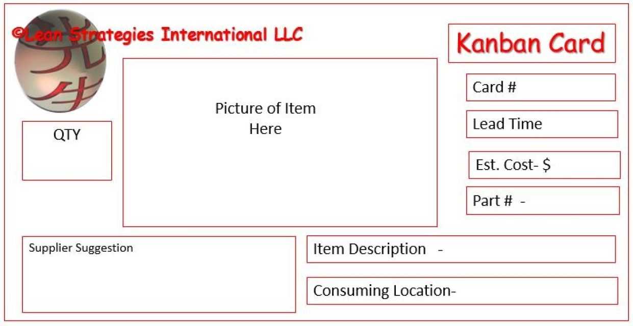 Kanban Card Templates | Kanban Cards, Japanese Words, Cards In Kanban Card Template