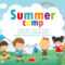 Kids Summer Camp Education Template For Advertising Brochure,.. For Summer Camp Brochure Template Free Download