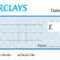 Large Blank Barclays Bank Cheque For Charity / Presentation With Regard To Large Blank Cheque Template