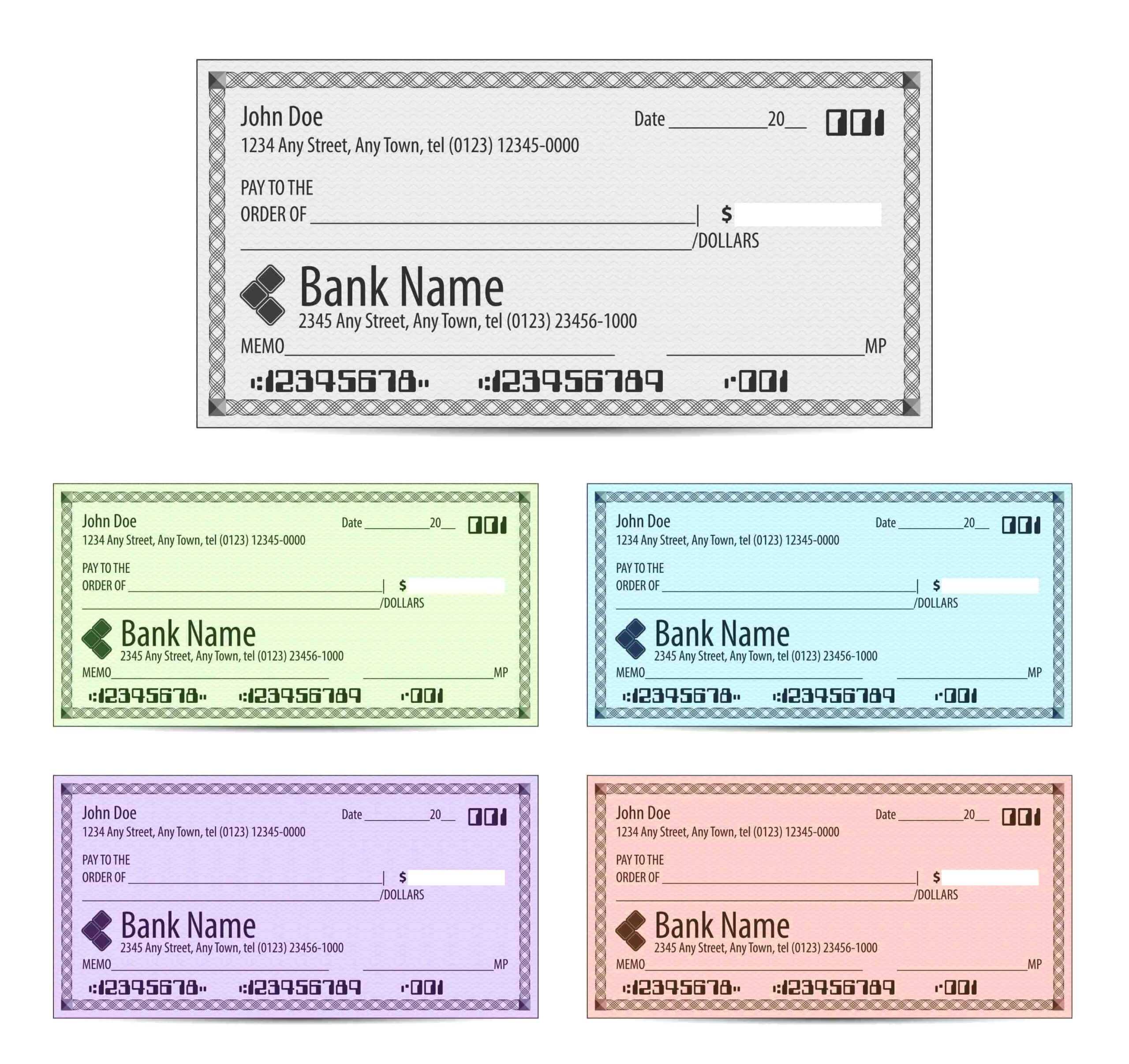 Large Blank Cheque Template – Atlantaauctionco Pertaining To Large Blank Cheque Template