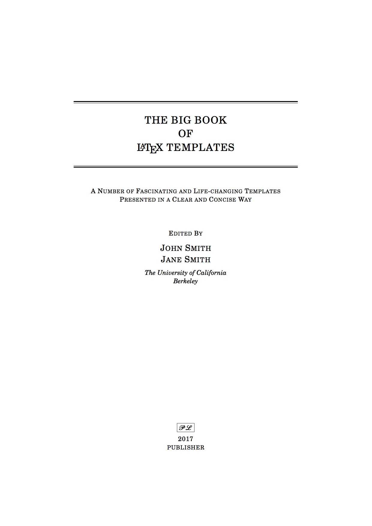 Latex Templates » Title Pages For Technical Report Cover Page Template