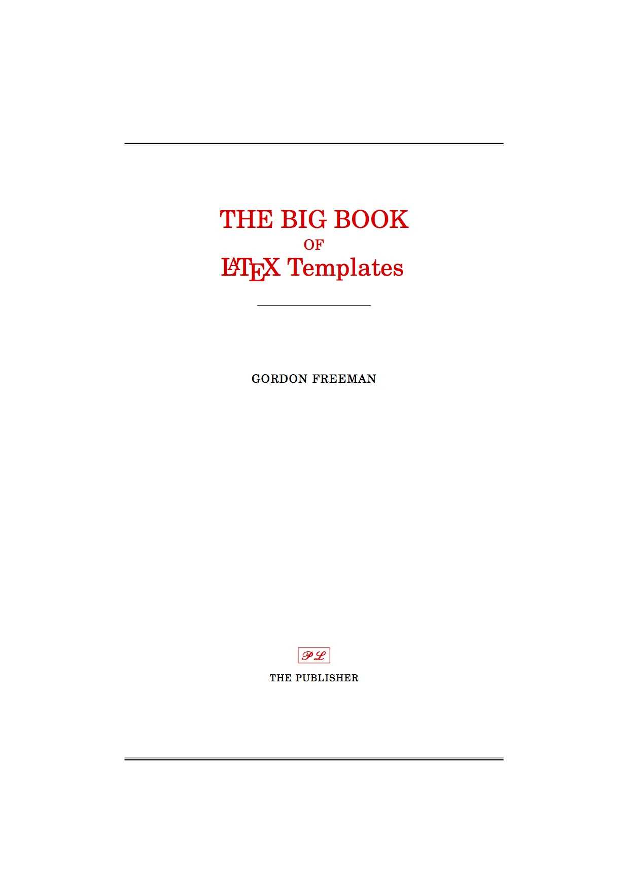 Latex Templates » Title Pages Pertaining To Latex Project Report Template