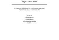 Latex Templates » Title Pages pertaining to Technical Report Latex Template
