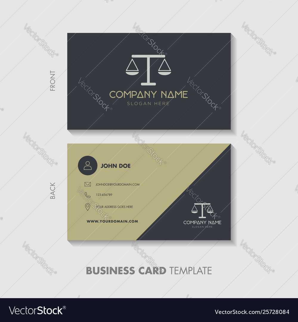 Lawyer Business Card Template Design Within Lawyer Business Cards Templates