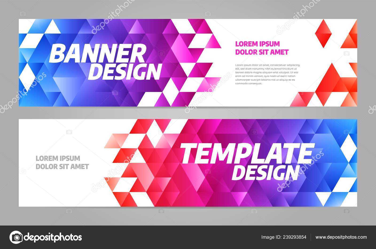 Layout Banner Template Design For Sport Event 2019 — Stock In Event Banner Template