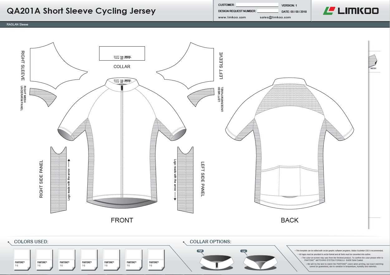 Download Limkoo with Blank Cycling Jersey Template ...