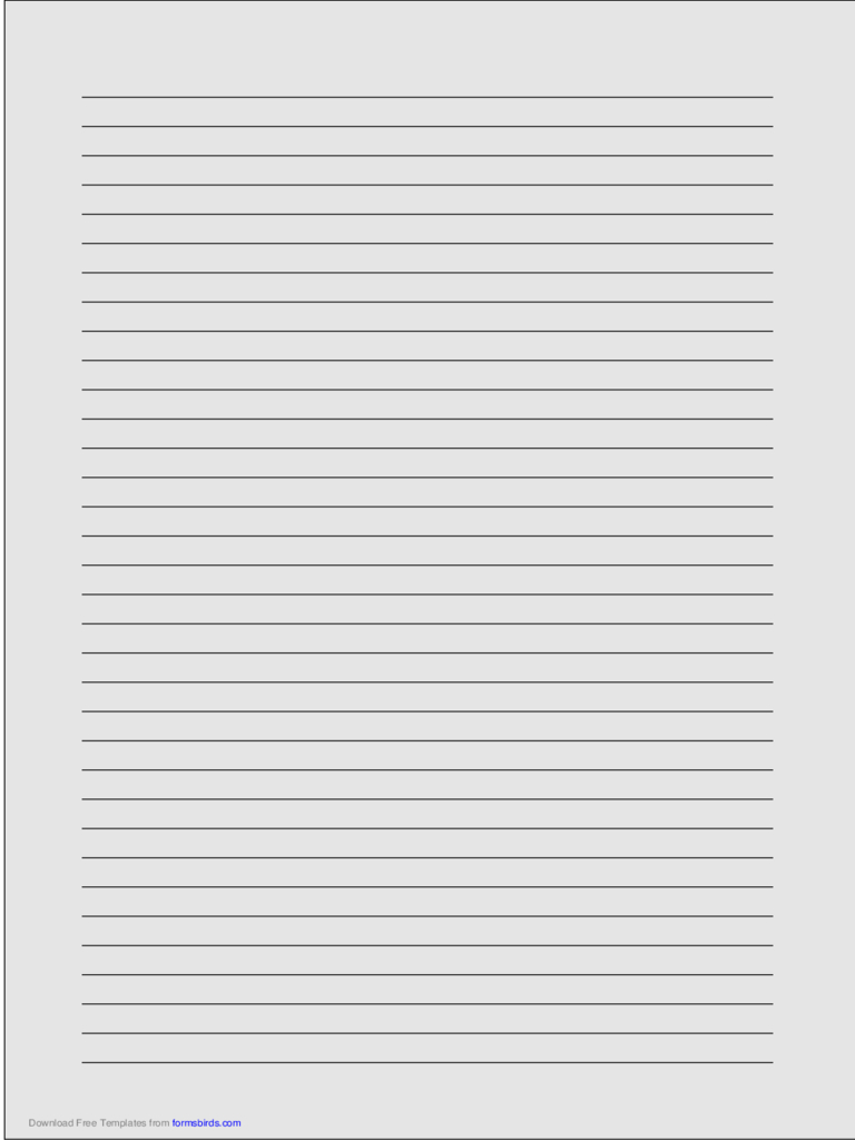 Lined Paper – 320 Free Templates In Pdf, Word, Excel Download Throughout Ruled Paper Template Word