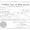 Live Birth Certificate Debt Loan Payoff Of Template Throughout Official Birth Certificate Template