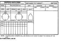 Long Range Shooter| Download | Range Shooter, Shooting regarding Dope Card Template