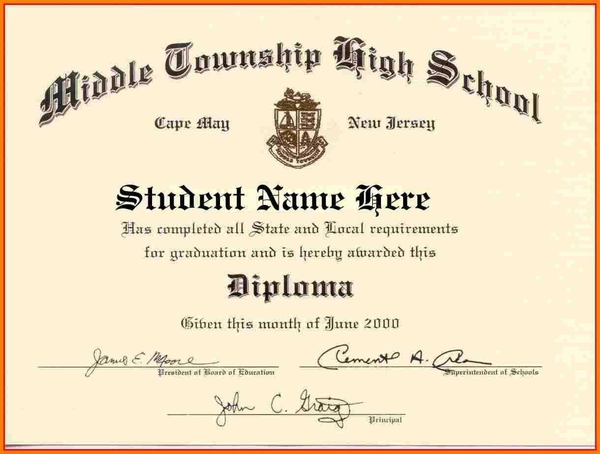 Looking For High School Diploma Template Word For Free? Here Regarding Graduation Certificate Template Word