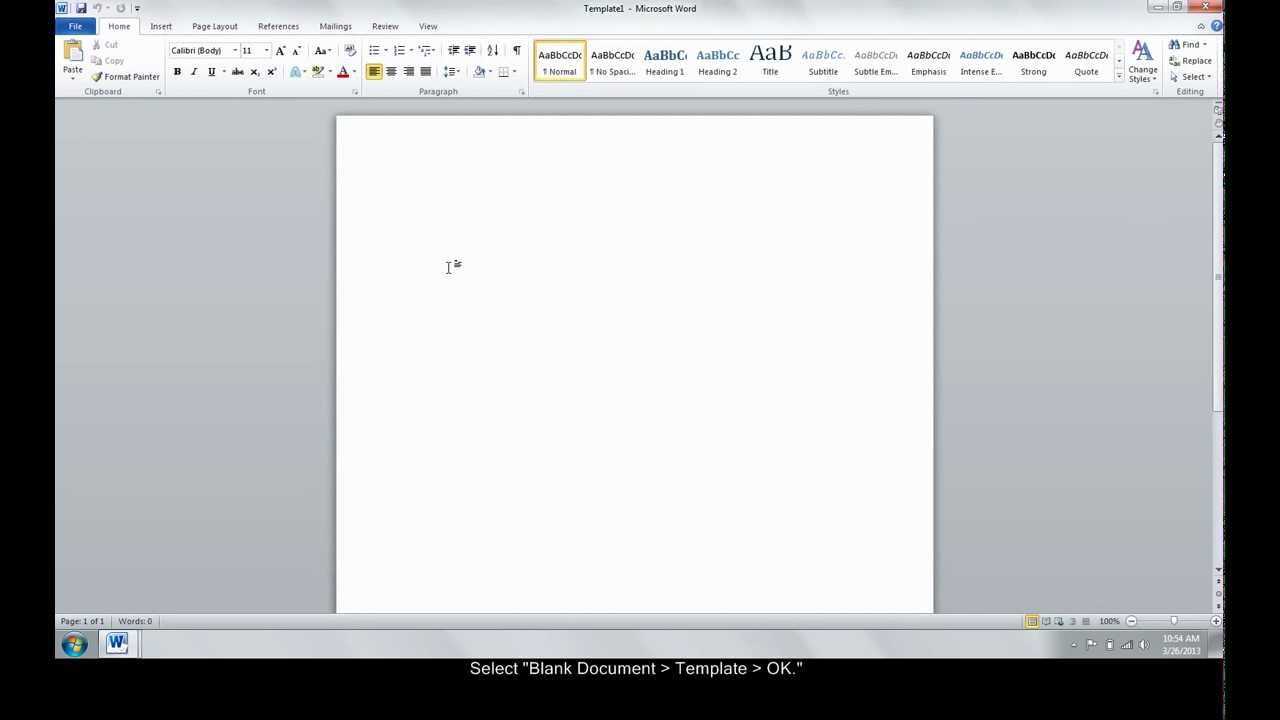 Make A Custom Template In Word Throughout How To Create A Template In Word 2013