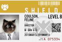 Make Your Own Business Cards Template Lovely Agents Of throughout Shield Id Card Template