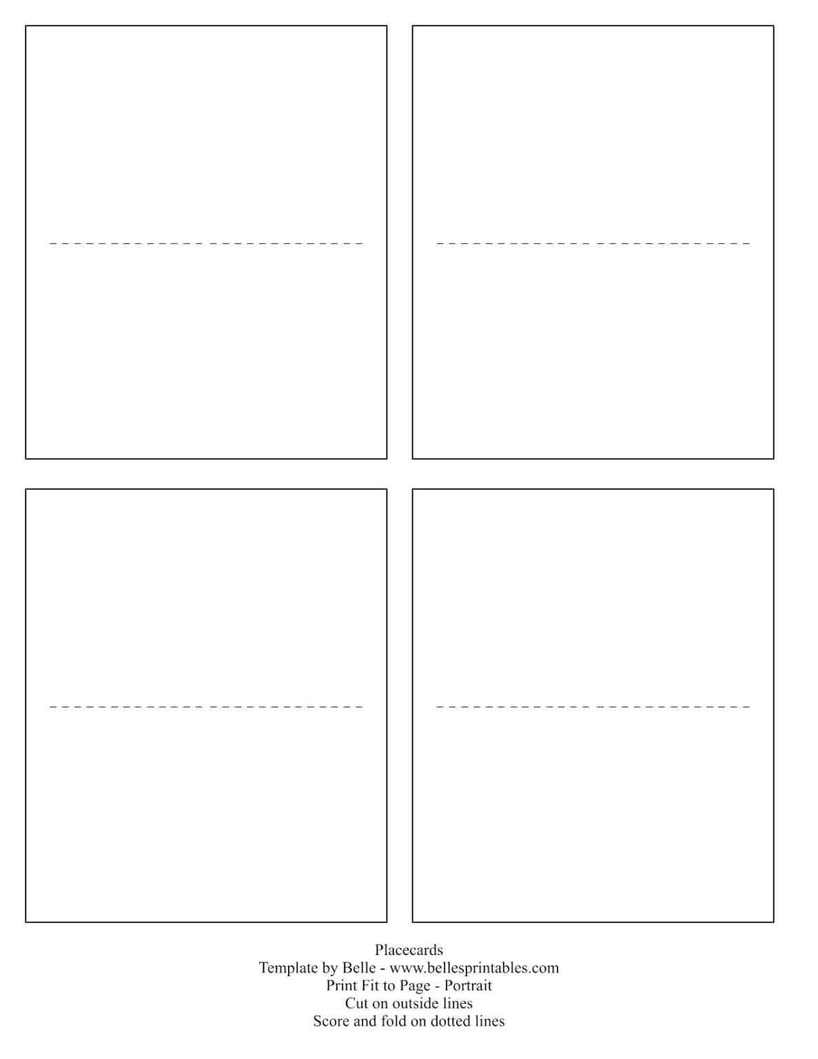 Playing Card Template Word