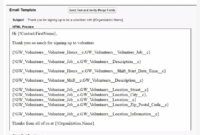 Manage Email And Report On Volunteer Participation Unit regarding Volunteer Report Template