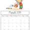 March 2019 Printable Calendar For Kids | Kids Calendar in Blank Calendar Template For Kids