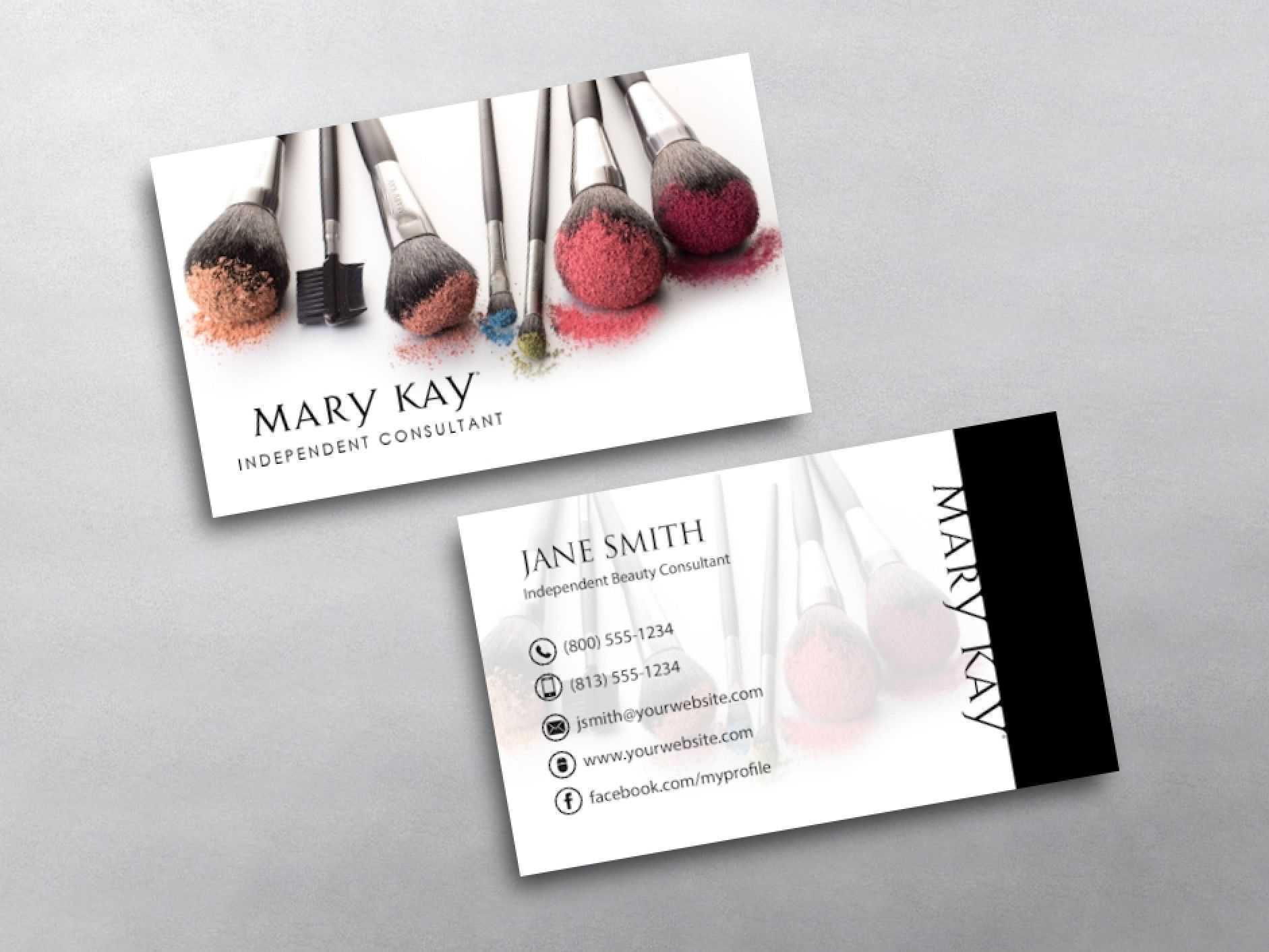 Mary Kay Business Cards In 2019 | Mary Kay, Makeup Artist With Regard To Mary Kay Business Cards Templates Free