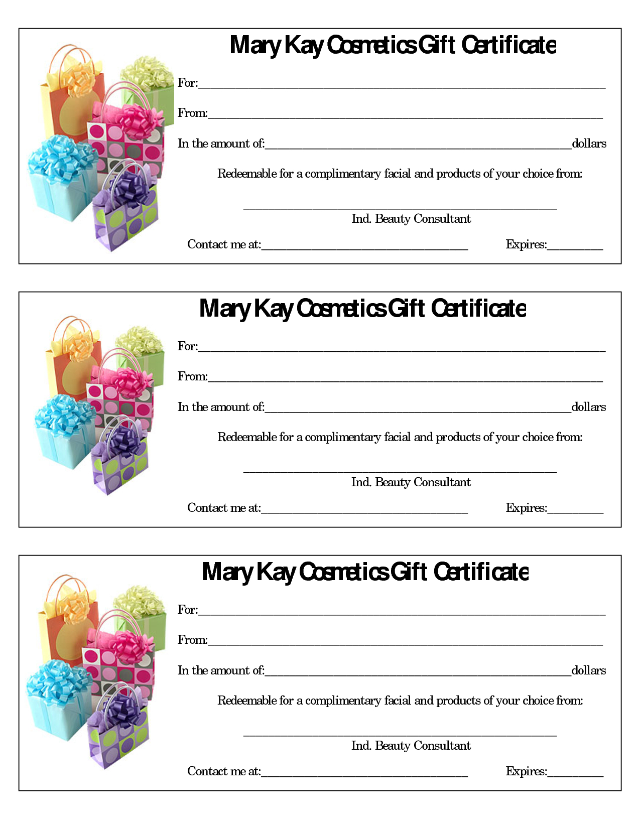Mary Kay Certificate.636 448 4191. Seckhoff1@marykay Pertaining To Mary Kay Gift Certificate Template