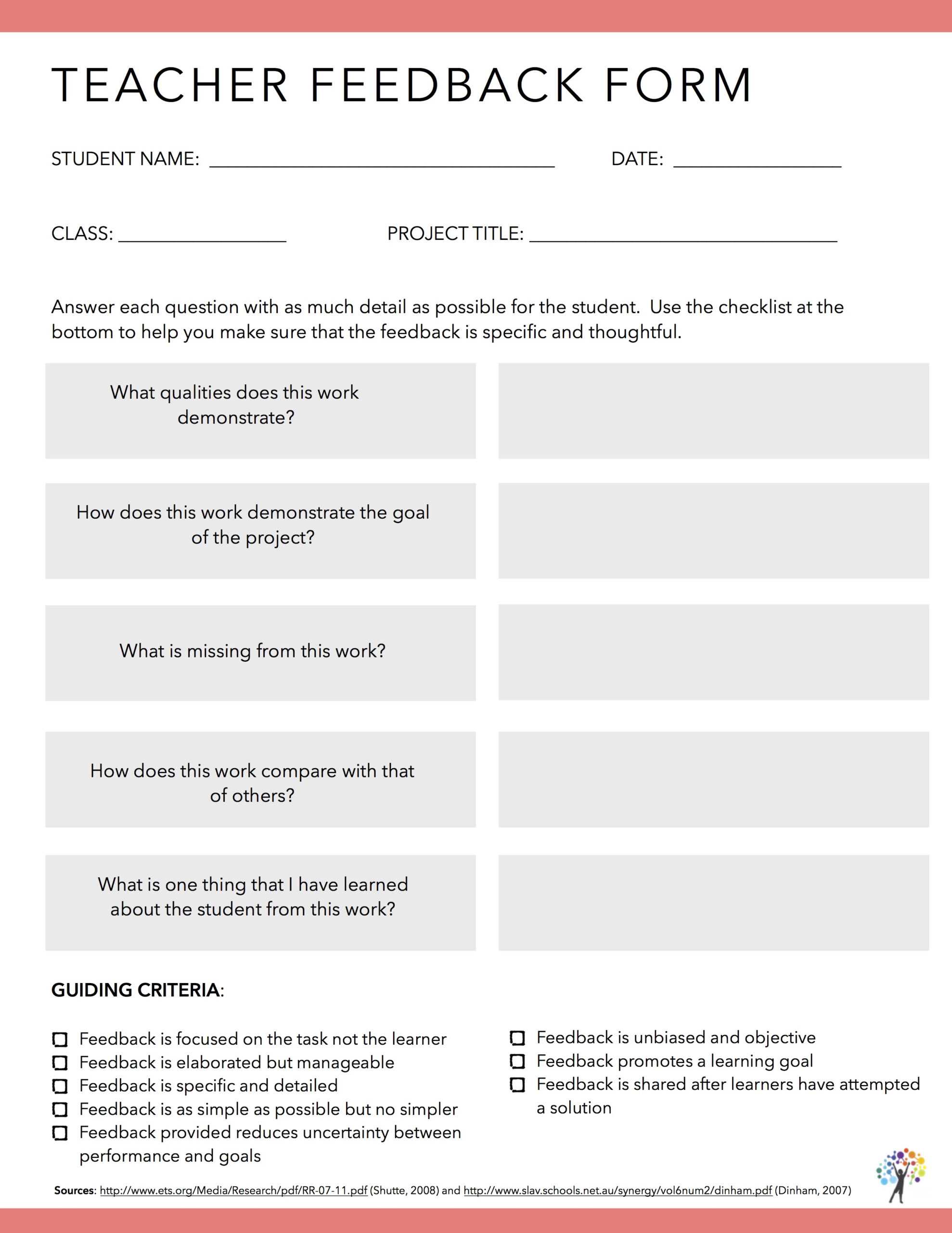 Mcm Feedback Form Vancouver Heritage Foundation For Pertaining To Student Feedback Form Template Word