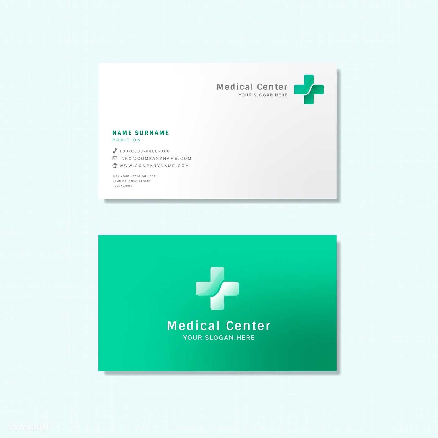 Free Medical Business Card Templates Printable Adultvsa