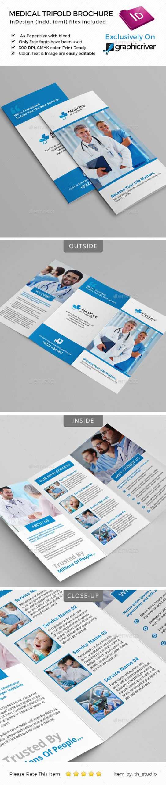 Medical Trifold Brochure | Brochure Design, Brochure Regarding Medical Office Brochure Templates
