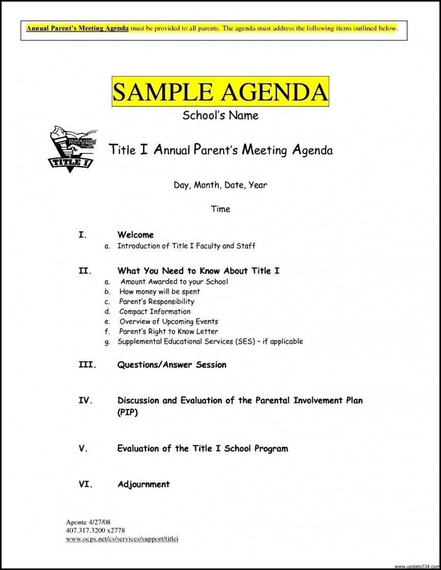 Meeting Agenda Template Free Brochure Templates Ppt In Free Meeting Agenda Templates For Word