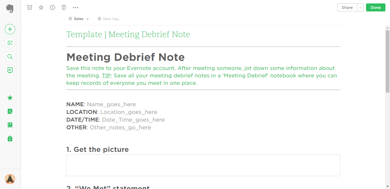 Meeting Debrief Evernote Templates | Evernote Template Throughout Debriefing Report Template