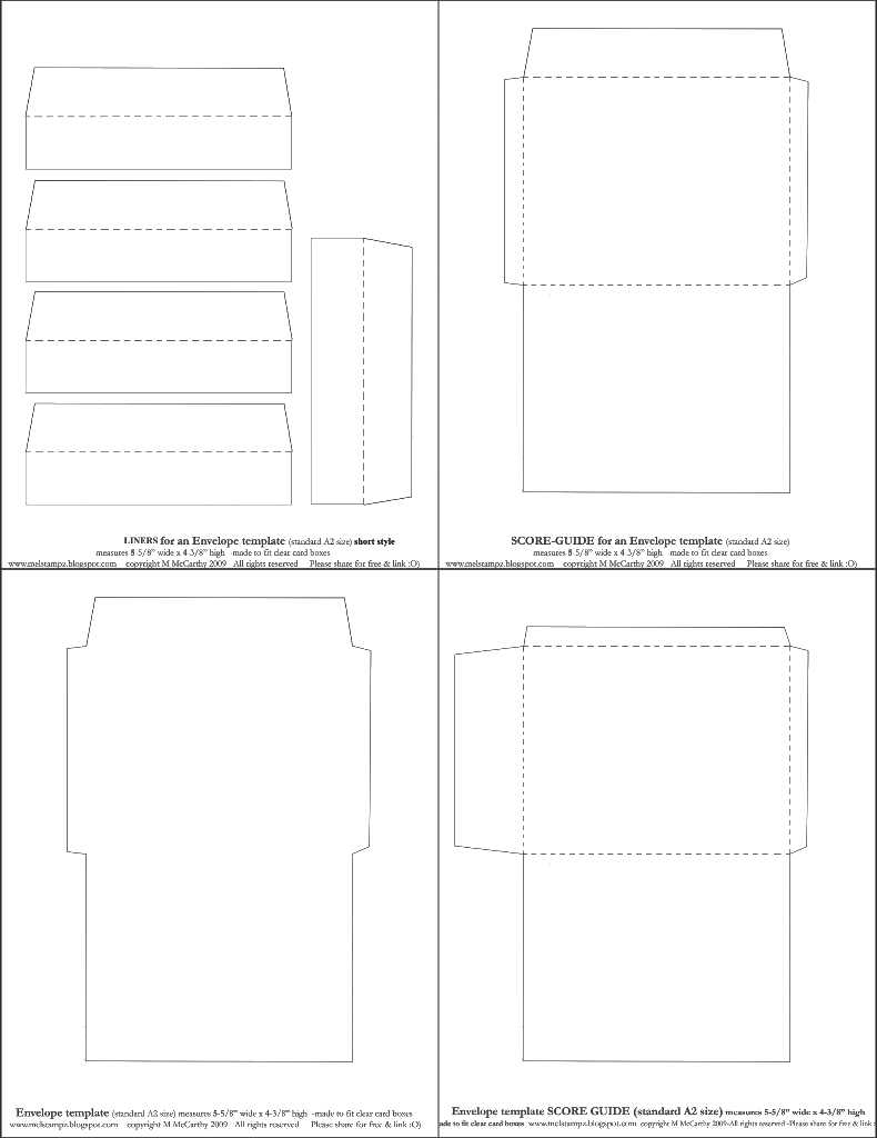 a2 blank card template free download