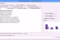 Microsoft Project 2013 Tutorial: Using Visual Reports inside Ms Project 2013 Report Templates
