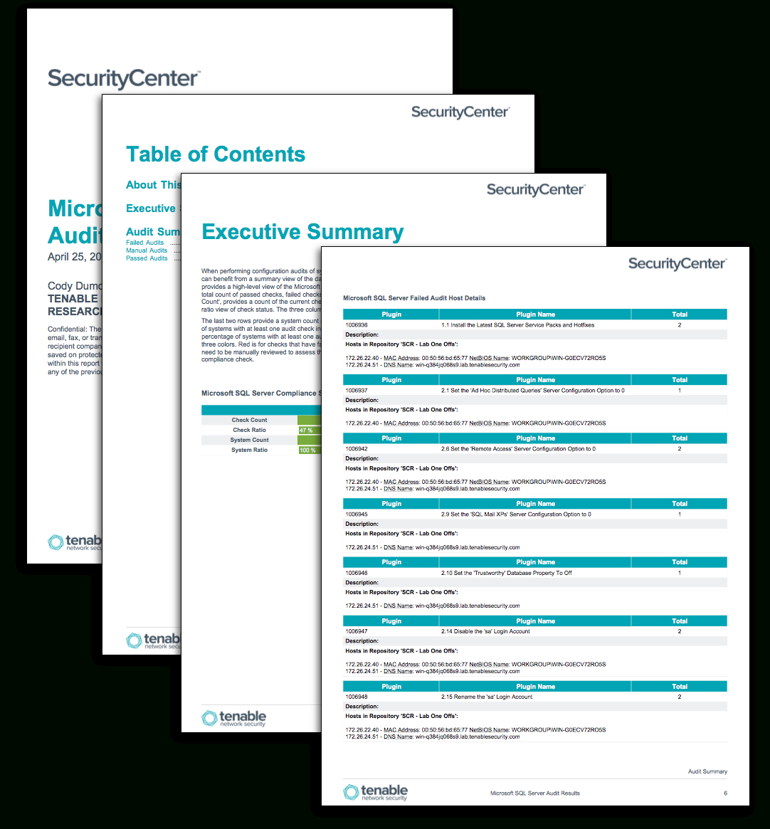 Microsoft Sql Server Audit Results - Sc Report Template Inside Information System Audit Report Template