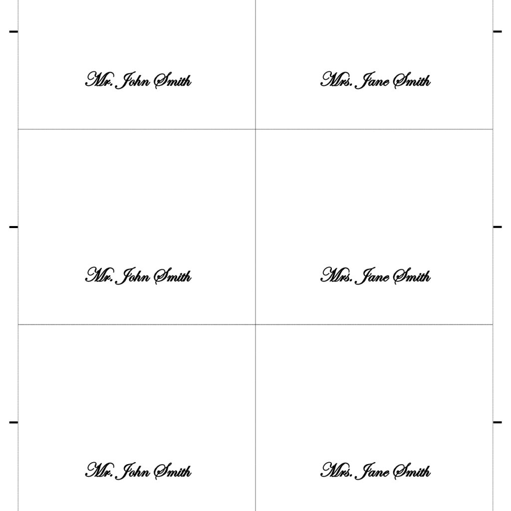 Microsoft Word Place Card Template – Atlantaauctionco Regarding Ms Word Place Card Template
