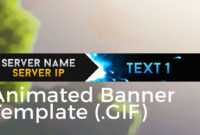 Minecraft Animated Server Banner Template &quot;super Dazzle&quot; for Animated Banner Templates
