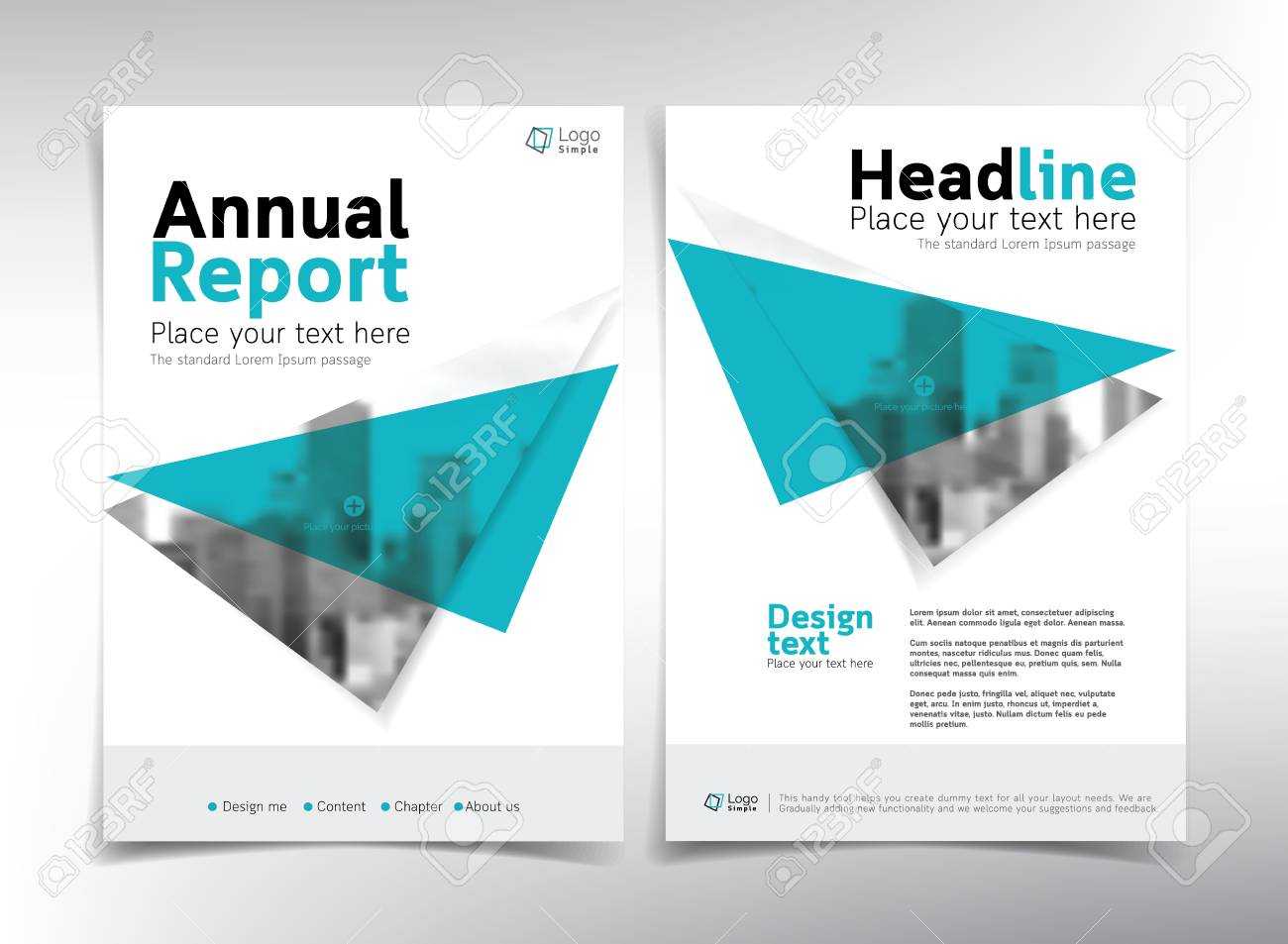 Minimalist Business Cover Page, Vector Template – Can Be Used.. With Regard To Cover Page For Annual Report Template