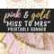 Miss To Mrs Banner – Free Printable | Bridal Shower Banner Pertaining To Bridal Shower Banner Template
