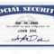 Mock Up Of A Social Security Card Done In Photoshop Inside Blank Social Security Card Template Download