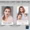 Modeling Comp Card | Model Agency Zed Card | Photoshop, Elements & Ms Word  Template |Modeling Card | Instant Download | With Model Comp Card Template Free
