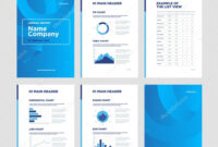 Modern Annual Report Template With Cover Design And throughout Illustrator Report Templates