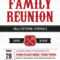 Modern Family Reunion Invitation Card Template Intended For Reunion Invitation Card Templates