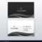 Modern Professional Dark Business Card Design For Modern Business Card Design Templates