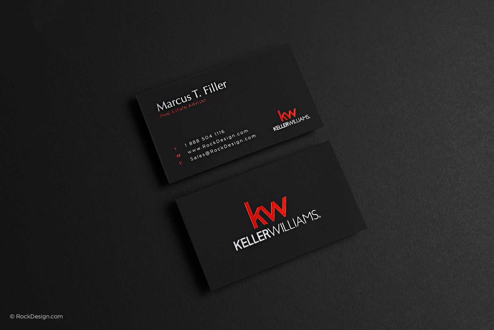 Modern Realtor Suede Card Design With Foil Stamping And Throughout Keller Williams Business Card Templates