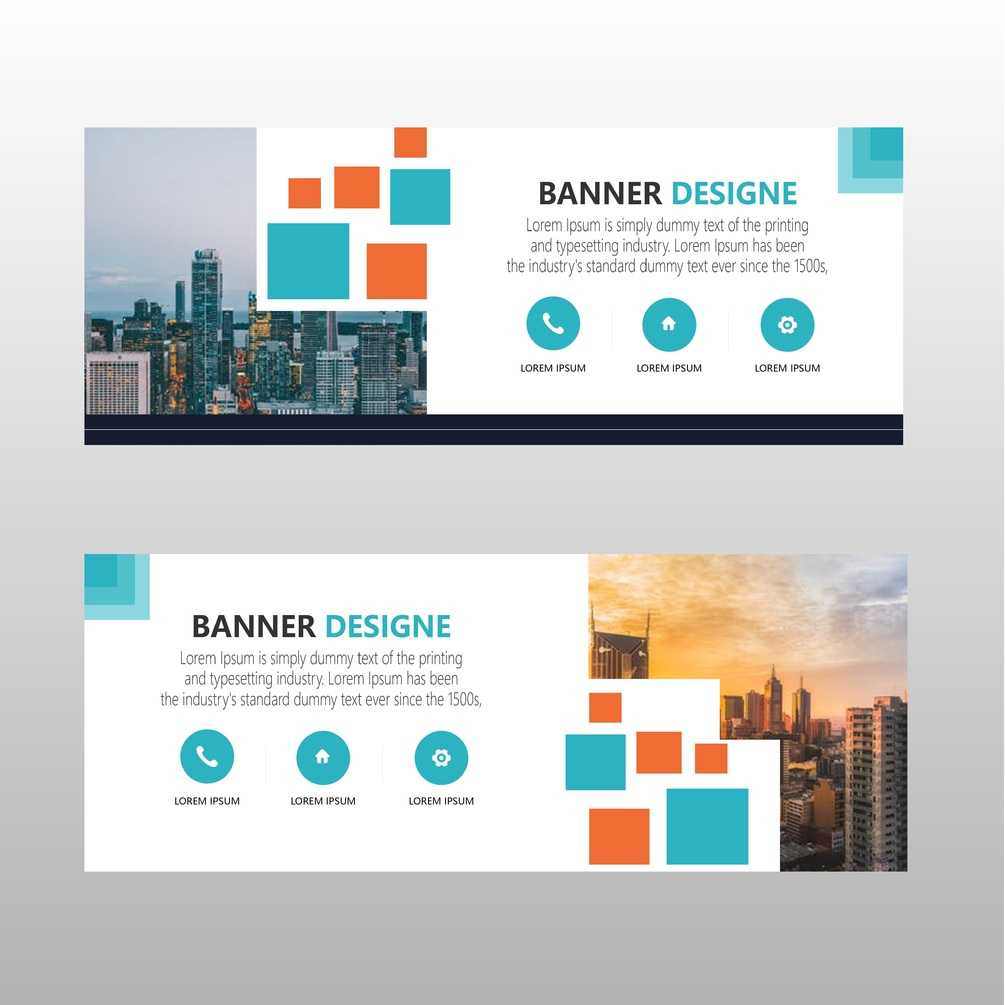 Modern Web Banner Template Free Download In Website Banner Templates Free Download