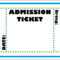 Mormon Share } Admission Ticket | Colossal Coaster World Vbs Regarding Blank Admission Ticket Template