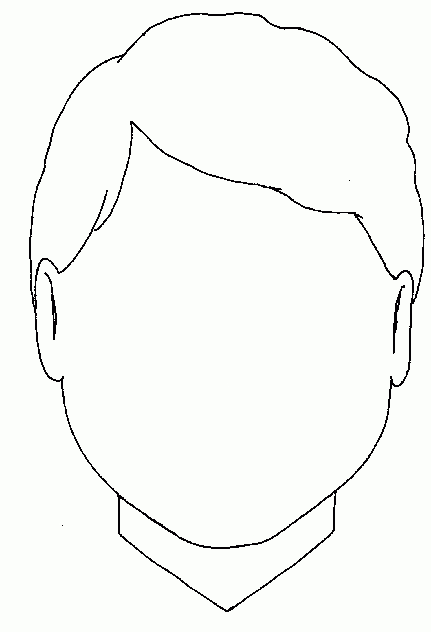 Mormon Share } Face Blank Boy | Creation | Coloring Pages Within Blank Face Template Preschool