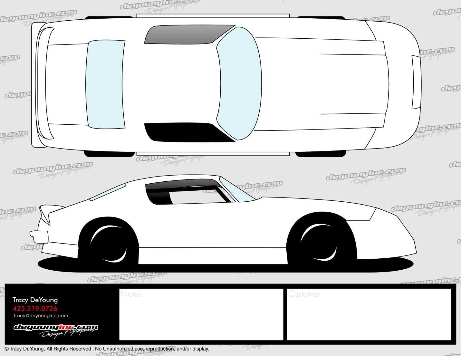 Blank Race Car Templates