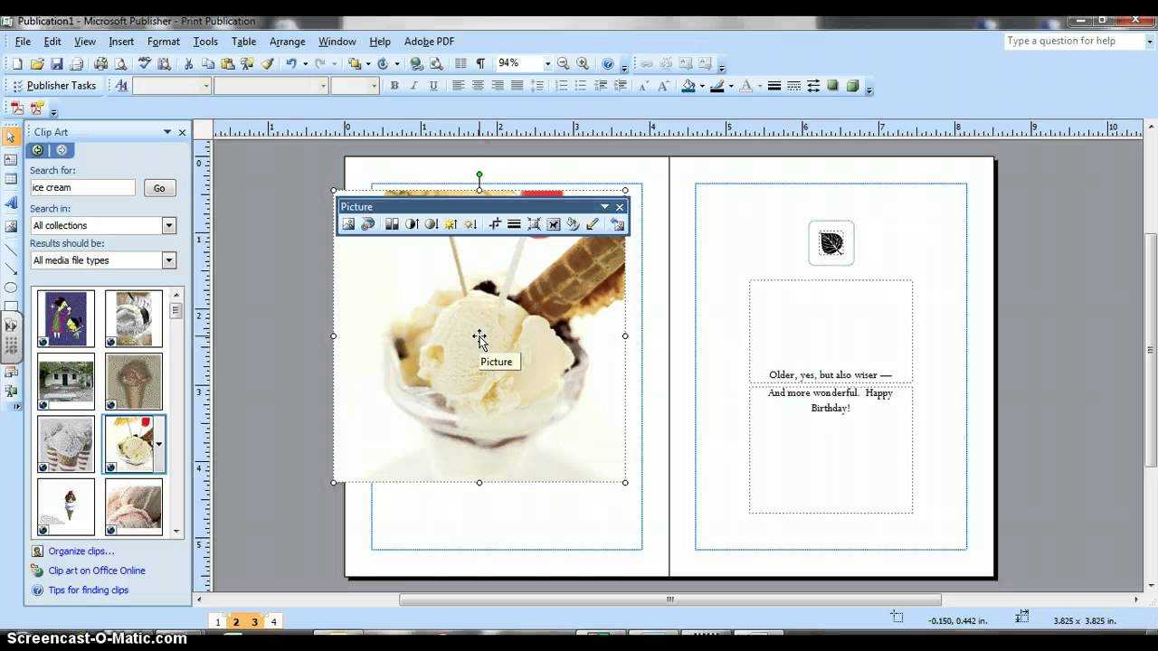 Ms Publisher Birthday Card For Birthday Card Template Microsoft Word
