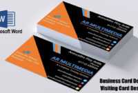 Ms Word Tutorial: How To Create Professional Business Card Design In Ms  Word|Biz Card Template 2013 for Microsoft Office Business Card Template